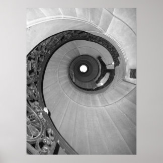 Spiral omhoog poster