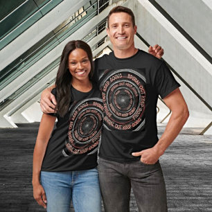 Spiral Out Keep Going - Gereedschap - Retro Art T- T-shirt