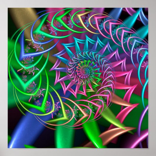Spiral Pattern Poster (Voorkant)