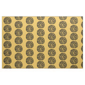 Spiral petroglyph tribaal primitief ontwerp stof (Fat Quarter)