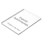 Spiral Photo Achievement Notitieboek (Linkerzijde)