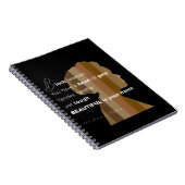 Spiral Photo Notebook 'Beautiful is your name" Notitieboek (Rechterzijde)