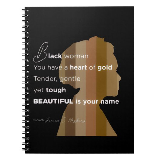 Spiral Photo Notebook 'Beautiful is your name" Notitieboek (Voorkant)