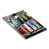 Spiral Photo Notebook Collapse Reflection Abstract Notitieboek (Rechterzijde)