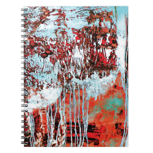 Spiral Photo Notebook – Corrosion Pulse Notitieboek (Voorkant)