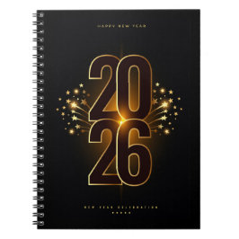 Spiral Photo Notebook-Happy New Year 2026 Notitieboek