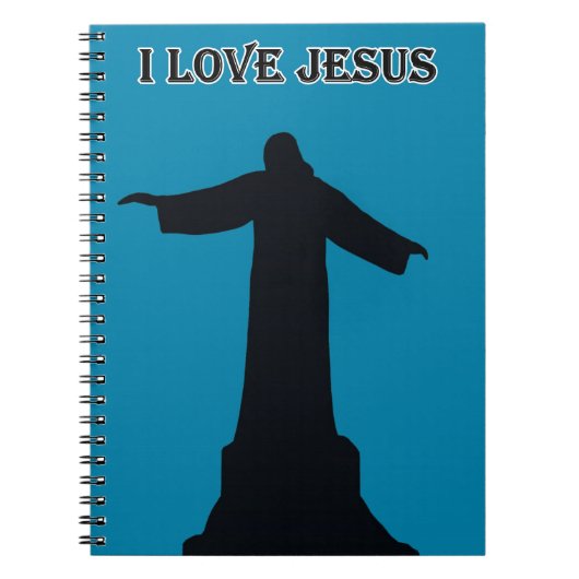 Spiral Photo Notebook i love jesus Notitieboek (Voorkant)