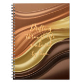 Spiral photo notebook in stylish graphic notitieboek (Voorkant)