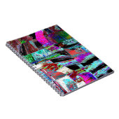 Spiral Photo Notebook – Neon Pulse Notitieboek (Rechterzijde)