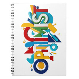 Spiral Photo Notebook Optimist Gift Notitieboek