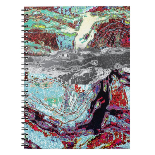 Spiral Photo Notebook – Strata Pulse Notitieboek (Voorkant)