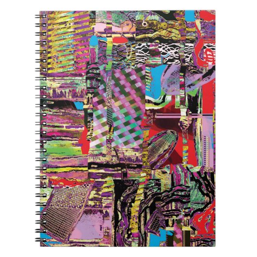 Spiral Photo Notebook – Urban Fractals Notitieboek (Voorkant)