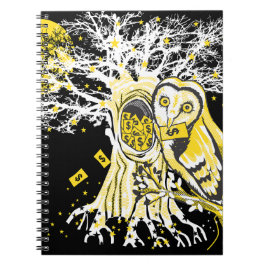 Spiral Photo Notebook – Urban Tree Owl & Wealth Notitieboek