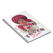 Spiral Photo Notebook – YOUTH Power Afro & Boombox Notitieboek (Rechterzijde)