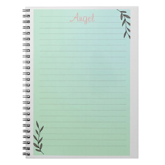 Spiral Photo Notitieboek (Voorkant)