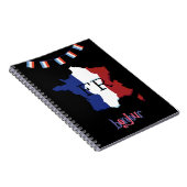 Spiral Photo Notitieboek - Frans thema (Rechterzijde)