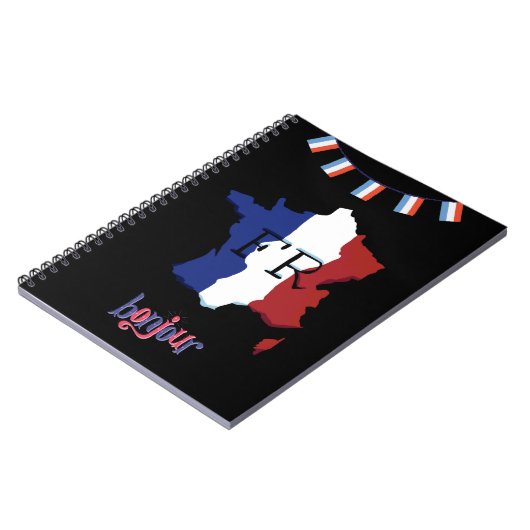 Spiral Photo Notitieboek - Frans thema (Linkerzijde)