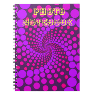 Spiral Photo Notitieboek met grillige mooie Des