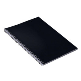 Spiral Photo Notitieboek met Maroon Texture Hoesje