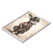 Spiral Photo Notitieboek met Steampunk Rabbit (Linkerzijde)