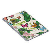 Spiral Photo Notitieboek met vlinders (Rechterzijde)