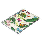 Spiral Photo Notitieboek met vlinders (Linkerzijde)