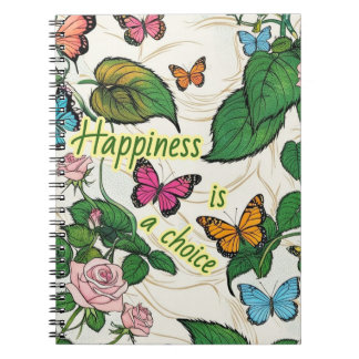 Spiral Photo Notitieboek met vlinders