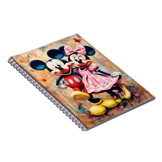 Spiral Photo Notitieboek - Minnie en Mickey (Rechterzijde)