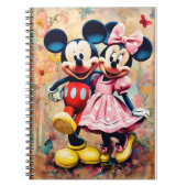 Spiral Photo Notitieboek - Minnie en Mickey (Voorkant)