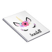 Spiral Photo Notitieboek - Unicorn Head (Rechterzijde)