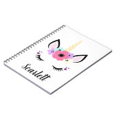 Spiral Photo Notitieboek - Unicorn Head (Linkerzijde)