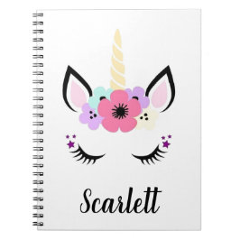 Spiral Photo Notitieboek - Unicorn Head