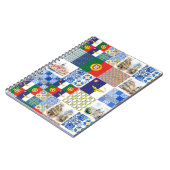 Spiral Photo Notitieboek van Portugal Vlag en Azor (Linkerzijde)