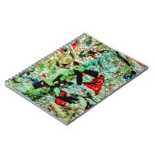 Spiral Photo Notitieboek zacht wit abstract gerecy (Linkerzijde)