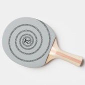 Spiral Pi Click Customize Tafeltennisbatje (Zijkant)