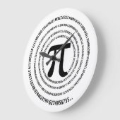 Spiral Pi Symboolontwerp Grote Klok (Hoek)