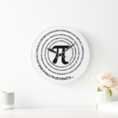 Spiral Pi Symboolontwerp Grote Klok (Huis)