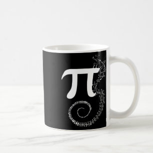 Spiral Pi Wiskunde Funny Pi Dag 3.14 Wiskunde Verg Koffiemok