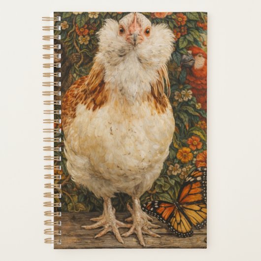 Spiral Planner Cute Chicken (Voorkant)