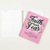 Spiral Planner with 2 Timothy 1:7Bible Verse (Display)