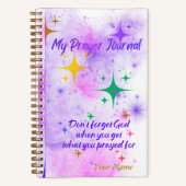 Spiral Prayer Journal, A5, Pastel Abstracte groott Notitieboek (Voorkant)