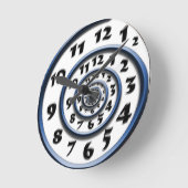 Spiral Psychedelic Analoge Wall klok (Hoek)