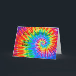 Spiral Rainbow Tie Dye 21st Happy Birthday Kaart<br><div class="desc">"Spiral Rainbow Tie Dye" 21e Happy Birthday Kaart door Groovy Shop. Deze kleurrijke spiraal van regenboog dye is zo groovend! Ideaal voor een grove verjaardag,  maar het is gemakkelijk aan te passen voor elke leeftijd en elke gelegenheid.</div>