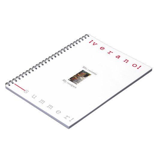 Spiral Recipe Book Notitieboek (Linkerzijde)