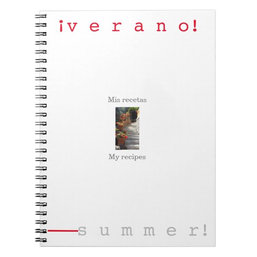 Spiral Recipe Book Notitieboek (Voorkant)