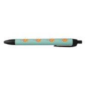 Spiral Red Yellow Lollipop Zwarte Inkt Pen (Bodem)