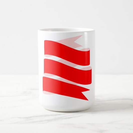 Spiral Ribbon Design Coffee mok (Center)