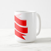 Spiral Ribbon Design Coffee mok (Voorkant rechts)