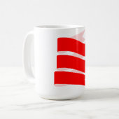 Spiral Ribbon Design Coffee mok (Voorkant links)