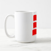 Spiral Ribbon Design Coffee mok (Links)